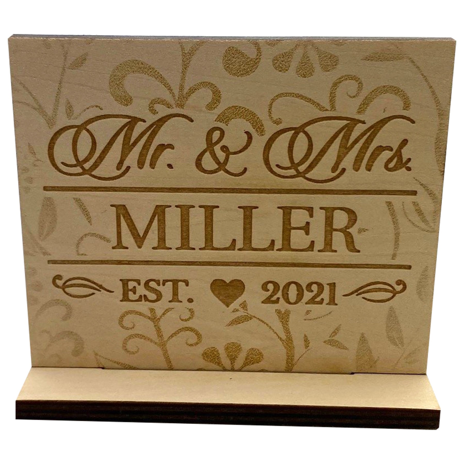 Standing Wood Sign - Image 9